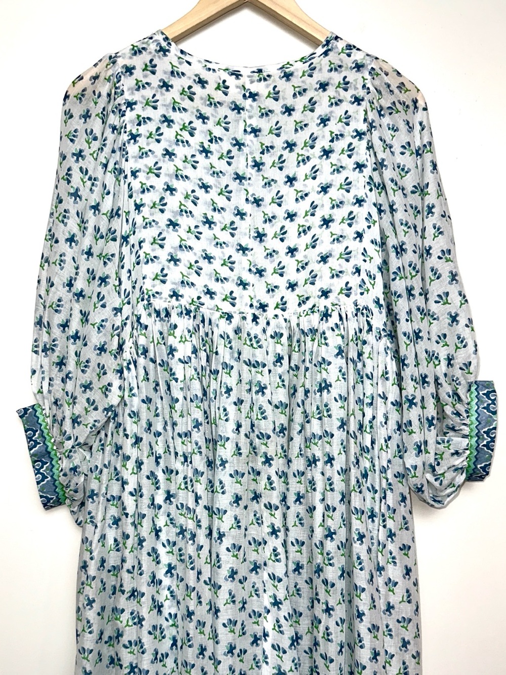 DAUGHTERS OF INDIA Kyra Maxi Dress in Azure - Picture 13 of 16